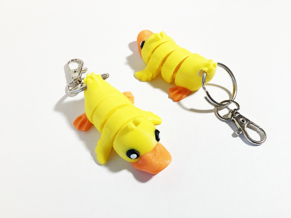 Articulated Duck Fidget Toy & Keychain – Fun, Stress-Relief, and Portable