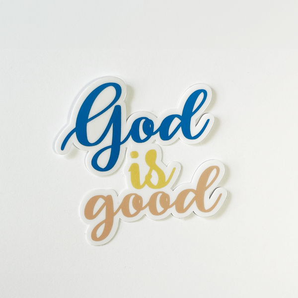 God is good Sticker