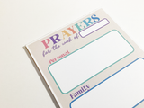 Prayers for the week Christian Notepad – 25 Pages | 5.5 x 8.5 inches