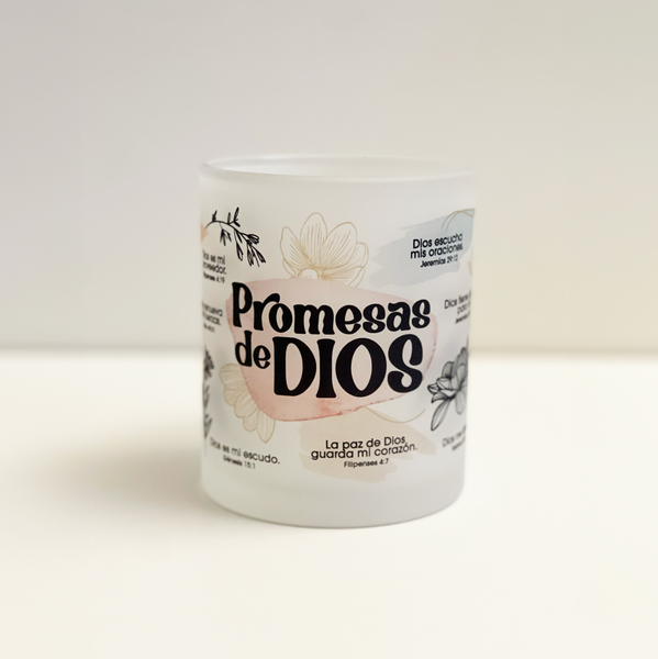 Promesas de Dios Daily Reminders Cup Mug, Christian Bible verses 15 oz frosted mugs,