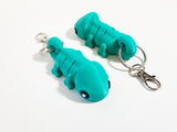 Articulated Green Chameleon Fidget Toy & Keychain – Fun, Stress-Relief, and Portable