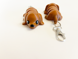 Articulated Brown Dog Fidget Toy & Keychain – Fun, Stress-Relief, and Portable