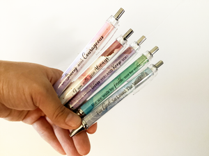 Inspirational  Ballpoint Pens with Bible Verses with Ink color black