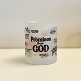 Promises from God Daily Reminders Cup Mug, Christian Bible verses 15 oz frosted mugs,