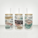 Promesas de Dios Spanish Daily Reminders Glass Can Cup