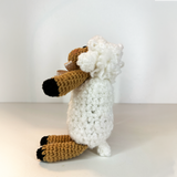 Handmade white sheep Crochet Doll, stuffed animals