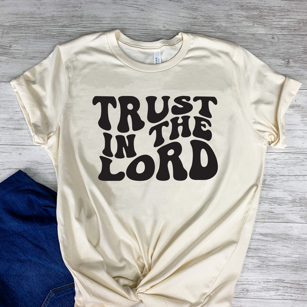 Trust in the Lord christian unisex woman t shirt